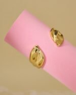 Abstract Open Cuff Bracelet, view 4