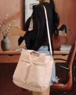 Blush Top-Handle Sling Bag in Pink, view 1