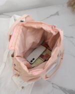 Blush Top-Handle Sling Bag in Pink, view 5