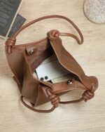 Cocoa Textured Shoulder Bag in Brown, view 6