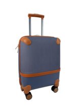 Denim Polycarbonate Cabin Spinner 20-inch in Denim Blue, view 2