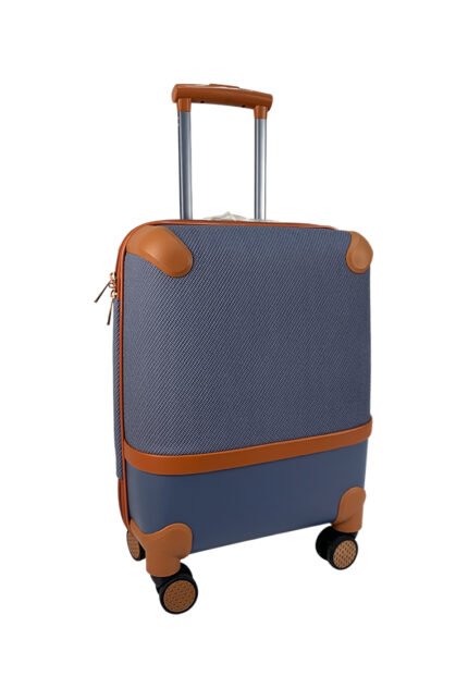 Denim Polycarbonate Cabin Spinner 20-inch in Denim Blue, view 2