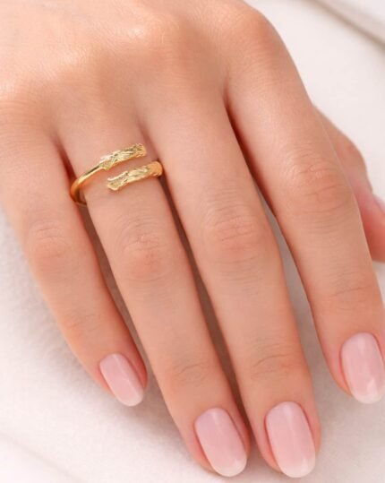 Engraved Ornate Open Ring, view 1
