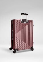 Ergonomic-Handle Hardshell Spinner 24-inch in Pink, view 3