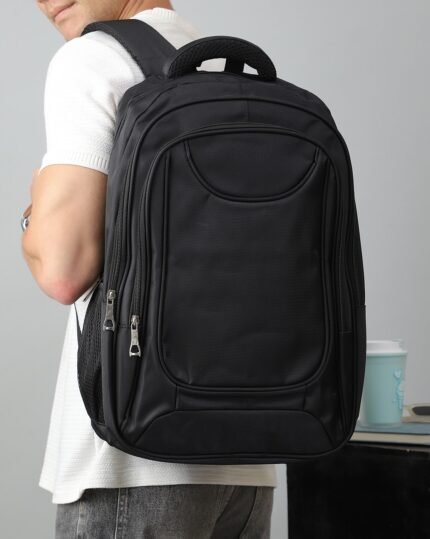 Everyday Zip Backpack in Black, view 2
