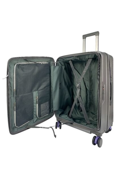 Front-Opening Polycarbonate Spinner in Black, view 2