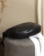 Jet Buckle-Strap Shoulder Bag in Black, view 5