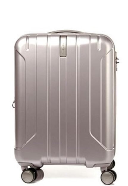Matte Hardshell Carry-On Spinner 20-inch in Matte Silver, view 2