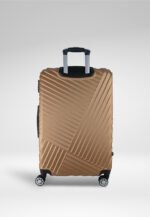 Metallic 3-Piece Hardshell Luggage Set in Gold, view 3