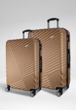 Metallic Hardshell Luggage Set 20-inch and 28-inch in Gold, view 1