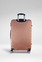 Metallic Hardshell Luggage Set 20-inch and 28-inch in Rose Gold, view 3