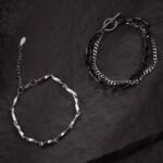 Multistrand Chain Bracelet Duo, view 1