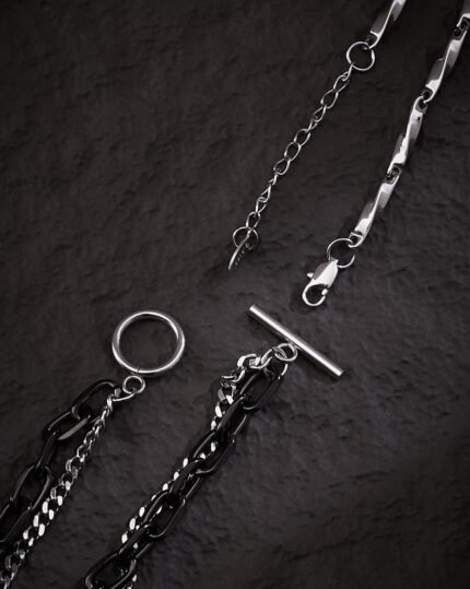 Multistrand Chain Bracelet Duo, view 2