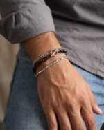Multistrand Chain Bracelet Duo, view 5