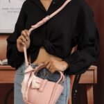 Petal Crossbody with Top Handle in Pink, view 1