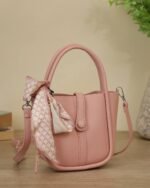 Petal Crossbody with Top Handle in Pink, view 3