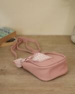 Petal Crossbody with Top Handle in Pink, view 5