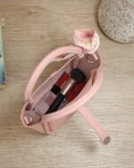 Petal Crossbody with Top Handle in Pink, view 6