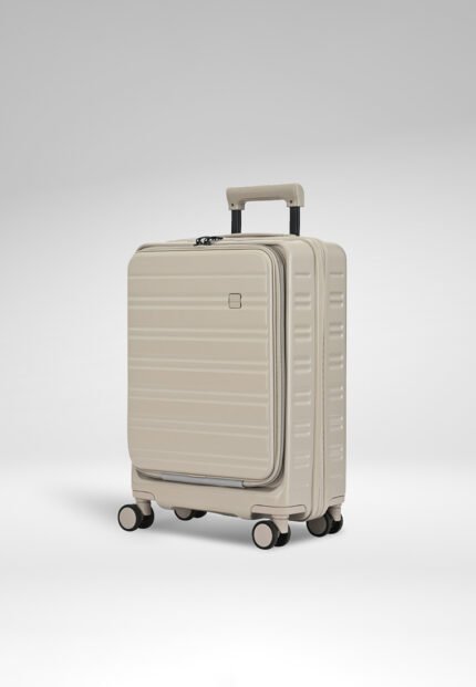 Polycarbonate Carry-On with USB Port 20-inch in Moon Rock Grey, view 2