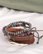 Stackable Beaded Bracelet Set (4 Pieces), view 5