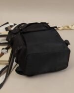 Toggle-Drawstring Rucksack in Black, view 5