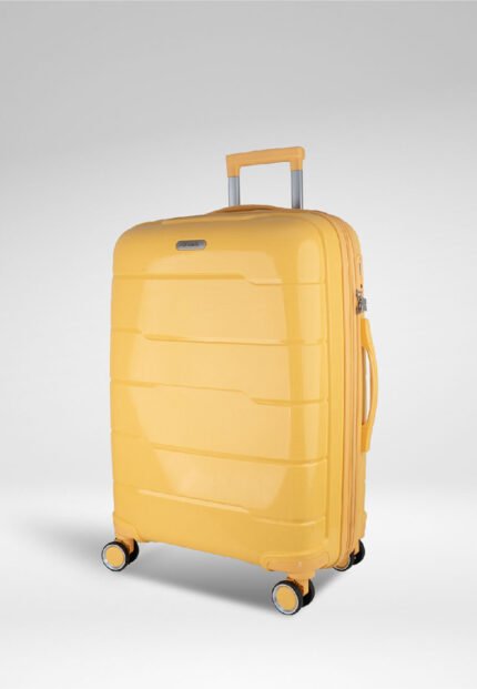 TSA Lock Polypropylene Spinner 24-inch in Yellow, view 2