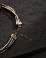 Twisted Layered Chain Choker, view 6