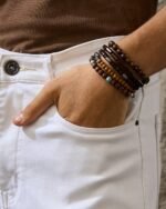 Wooden Bead Bracelet Set (5 Pieces), view 4